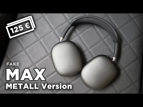 Download MP3 Metall MAX Pro: Fake AirPods Max endlich mit Metall-Gehäuse!