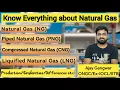 Know Everything about Natural Gas/CNG/PNG/LNG/Piped ,Compressed \u0026 Liquefied Natural Gas/Applications