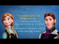 Love is an open door karaoke