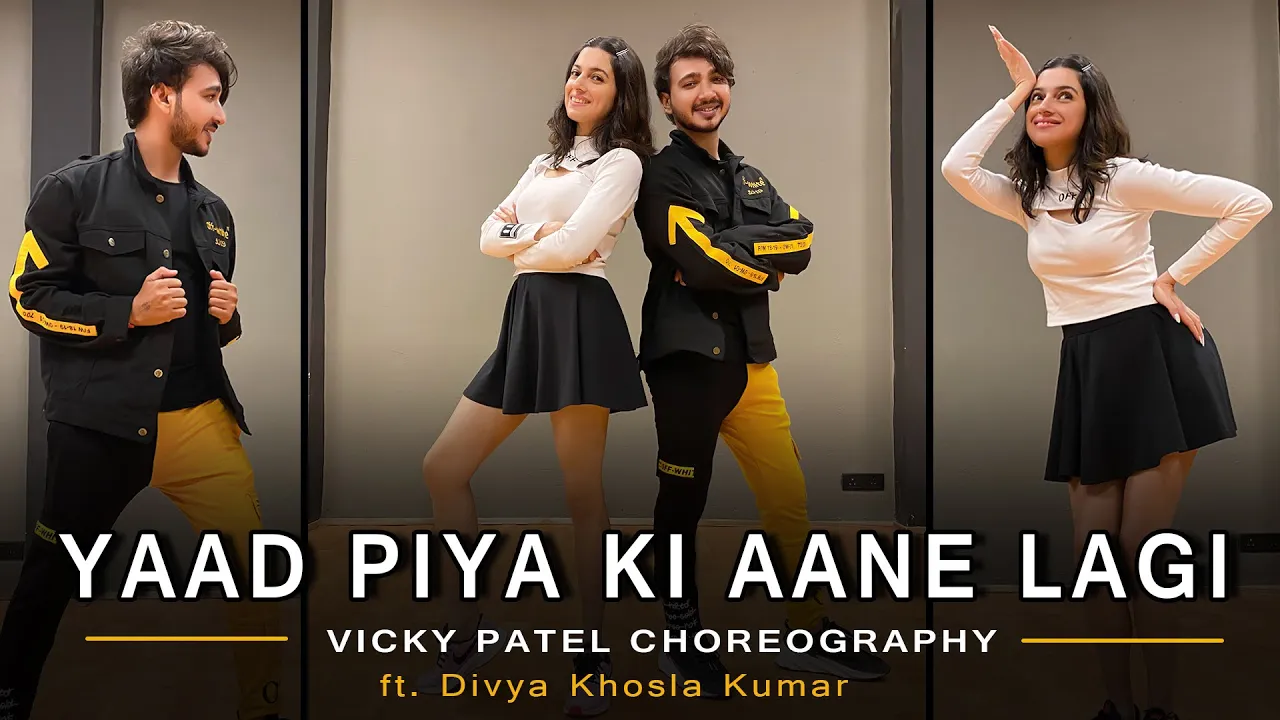 Yaad Piya Ki Aane Lagi Dance with Divya Kumar | Vicky Patel Choreography | Trending Song