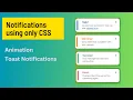 Create Animated Toast Notifications with HTML and CSS Beginner s Tutorial