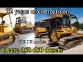 Differences between John Deere dozers from 1988-2020 450-650 G H J K models Which ones best