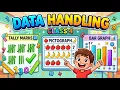 Class 4 Math Data Handling Pictograph Bar Graph Easy Maths for Kids