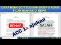 Lagu Cara mengedit tulisan skripsi rapih cepat di acc terbaru