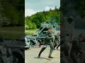 Download Lagu For the first time in history, a T-34 tank drove into a parking lot.\