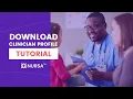 Download a Clinician Profile - Nursa App for Facilities