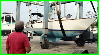 WE’RE BACK! Returning to our Boat After 6 Months | Sailing on a Whim Ep. 33