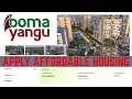 How To Apply For Affordable Housing On Boma Yangu
