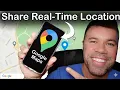 How To Share Location in Google Maps iPhone Android