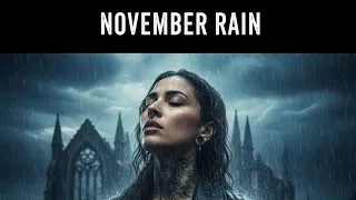elara sky november rain first strike album 2025 epic cinematic power ballad longing u0026 grief 