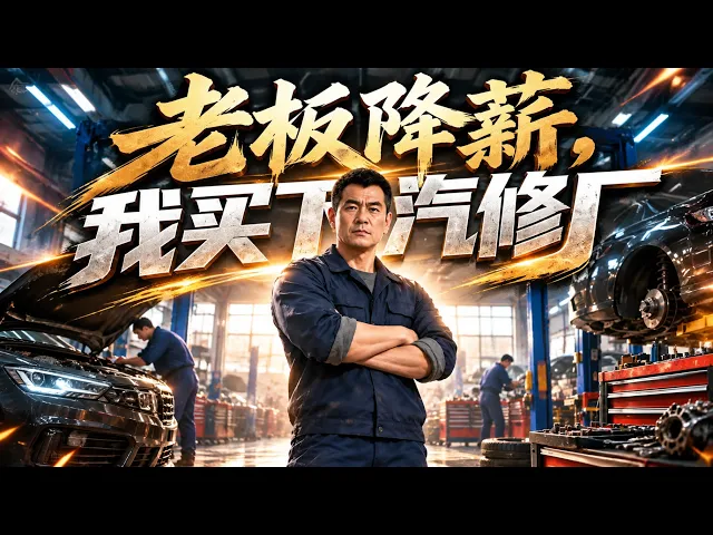 The boss cut my salary, so I bought the auto repair shop