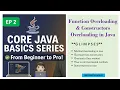 Java Practicals - Constructors Function Overloading Static functions in JAVA JAVA Day 2