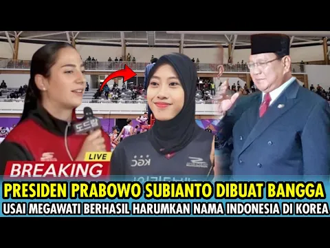 Download MP3 Prabowo Subianto Bangga Pasca Megawati Hangestri Berhasil Harumkan Nama Indonesia Di Negara Korea