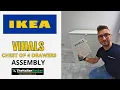 How To Assemble IKEA VIHALS Chest Of 4 Drawers Step-by-Step Easy Guide