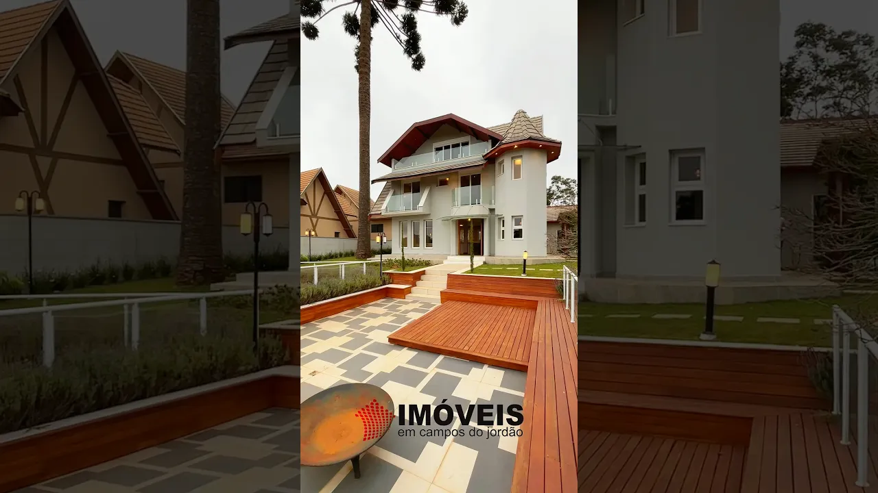 Video do Imóvel: Casa com 6 dormitórios à venda, 450 m² por R$ 2.600.000 - Alto da Boa Vista - Campos do Jordão/SP