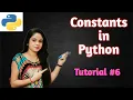Constant and variables part-1 Python in hindi Python tutorial