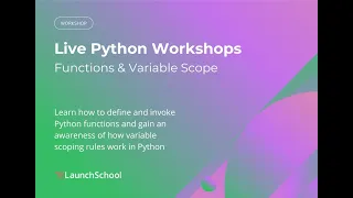 Functions Variable Scope in Python