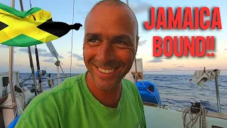 Sailing 2 Days Offshore To JAMAICA Pt 1, Rough Night!  Ep 108