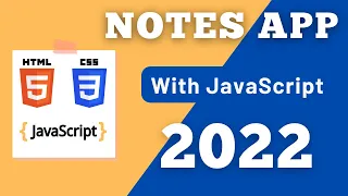 Notes App With HTML CSS JavaScript With Local Storage JavaScript Projects For Beginners