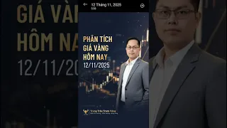 Phân tích giá vàng ngày 12/11/2025 #goldanalysis #fx #trading #xauusd