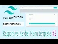 ASMR Programming - Responsive Navbar Menu with html Tailwind CSS