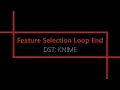 Feature Selection Loop End KNIME Analytics Platform