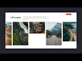 animated photo gallery website html css javascript