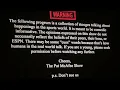 PAT MCAFEE SHOW INTRODUCTION WARNING