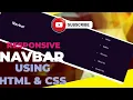 ASMR Programming-Responsive Navbar Design-No Talking Only HTML CSS