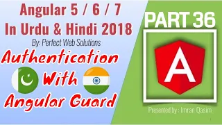 Part 36 Angular Tutorial Series in Urdu 2018 Protect Angular Routes using Guard Authentication
