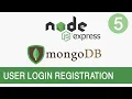 NodeJS and MongoDB Tutorial - User Login Registration