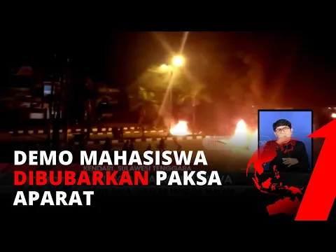 Ricuh! Gelar Unjuk Rasa Hingga Malam, Aksi Mahasiswa di Kendari Dibubarkan Paksa | tvOne