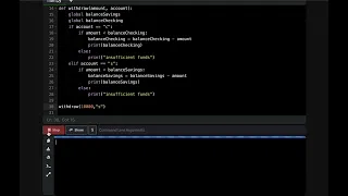 Python Coding Demo - How to create a simple ATM app using python