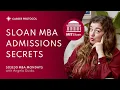 The Big Secret to MIT Sloan MBA Admissions