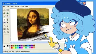 •FIZ uma OBRA DE ARTE NO PIOR APLICATIVO PRA DESENHAR