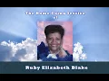 The Home Going Service of Ruby Elizabeth Blake