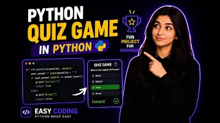 Build a Quiz Game in Python Beginner Python Project Step-by-Step