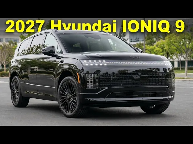 Is the 2027 Hyundai Ioniq 9 Calligraphy Black Ink the Ultimate Dark Luxury EV?