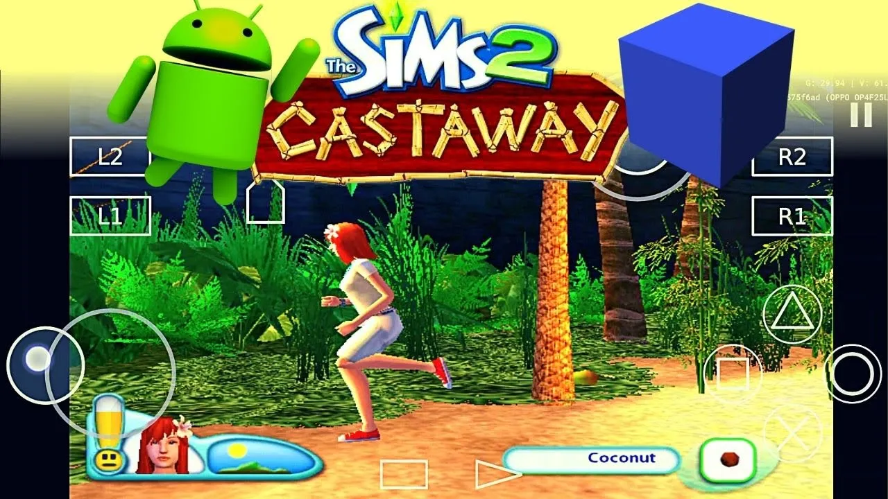 The Sims 2 Castaway PS2 Emulator Android Gameplay - Aether SX2 - The Sims 2 Castaw APK Mobile - 2022
