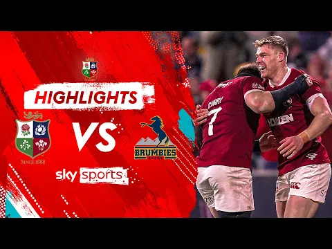 Video Thumbnail: The British & Irish Lions vs Brumbies | Highlights ๐ฆ