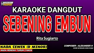 sebening embun karaoke dangdut rita sugiarto