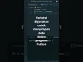 Tipe Data dan Variabel dalam Python