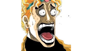 kenshiro beating the ever living shit out of dio brando