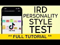 How To Find the IDR Personality Style Test on Tiktok Viral Personality Test on Tiktok 2023