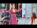 My Heart Will Go On – AMAZING Mother-Daughter Street Performance