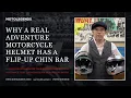 Download Lagu Why a real adventure motorcycle helmet has a flip-up chin bar