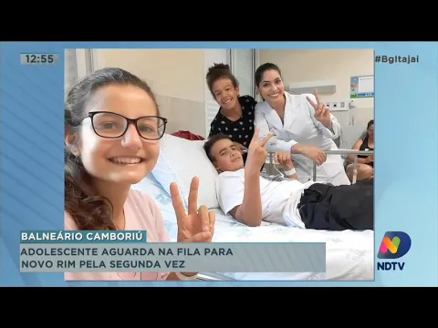 Adolescente aguarda na fila para transplante de rim pela segunda vez