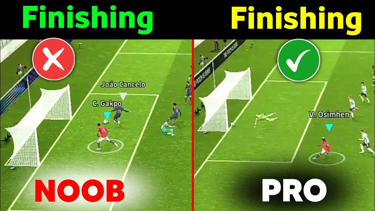 How to Finishing Like PRO - Use This Guide  Tutorial Skills in efootball 2024 Mobile