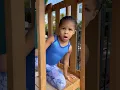 Dad catches daughter playing outside by herself without permission