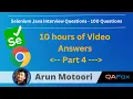 Selenium Java Interview Questions - Part 4 100 Questions answered